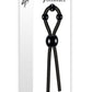 Zero Tolerance Ultimate Silicone Lasso with Adjustable Pleasure Beads - Black