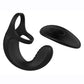 Zero Tolerance Vibrating Ball Cradle Silicone Rechargeable Cock Ring with Remote Control - Black