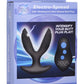 Zeus Electro-Spread 64x Vibrating and E-Stim Silicone Rechargeable Butt Plug with Remote Control - Black