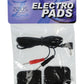 Zeus Electrosex Adhesive Silicone Pads - Black - 2 Pack