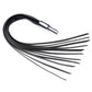Zeus Electrosex Twilight E-Stim Silicone Flogger - Black