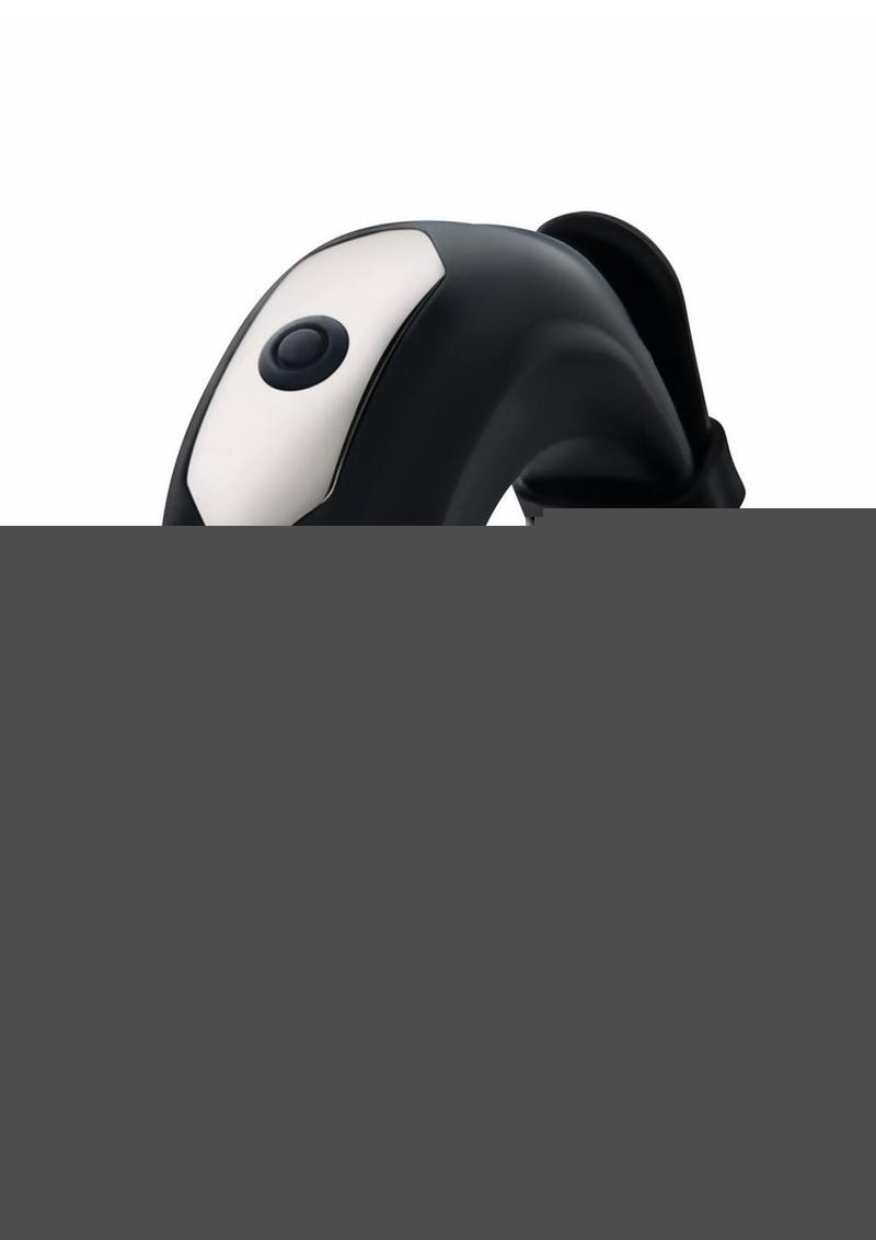 ZOLO Fit Rite Adjustable Vibrating Silicone Rechargeable Cock Ring with Snaps