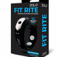 ZOLO Fit Rite Adjustable Vibrating Silicone Rechargeable Cock Ring with Snaps