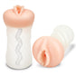 ZOLO Squeezable Girlfriend Masturbator - Pussy - Clear/Vanilla