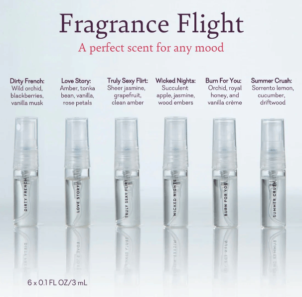 Fragrance Flight - Pure Romance By Cassidy