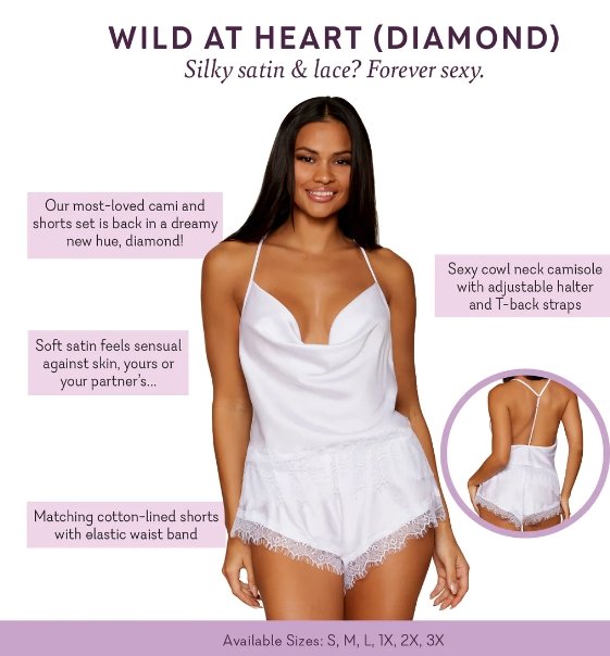 Wild At Heart Diamond - Pure Romance By Cassidy